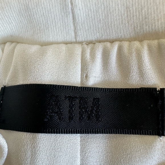 ATM cream velvet midi skirt, size large - Picture 13 of 13